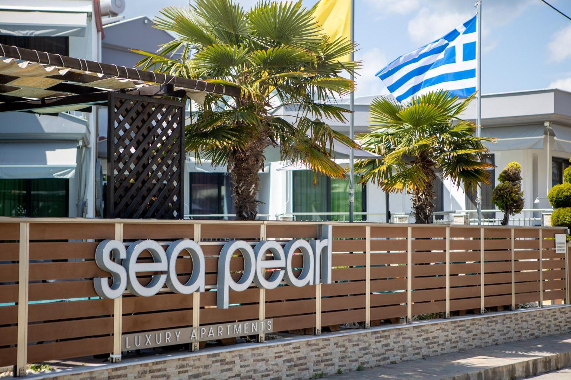 Sea Pearl Luxury Apartments Nea Vrasna Luaran gambar